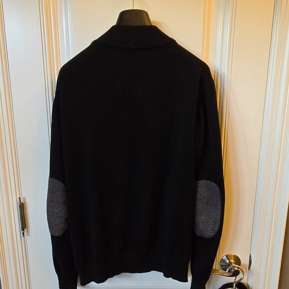 Hugo Boss Mens 1/4 Zip Wool Blend Sweater - Picture 6 of 12
